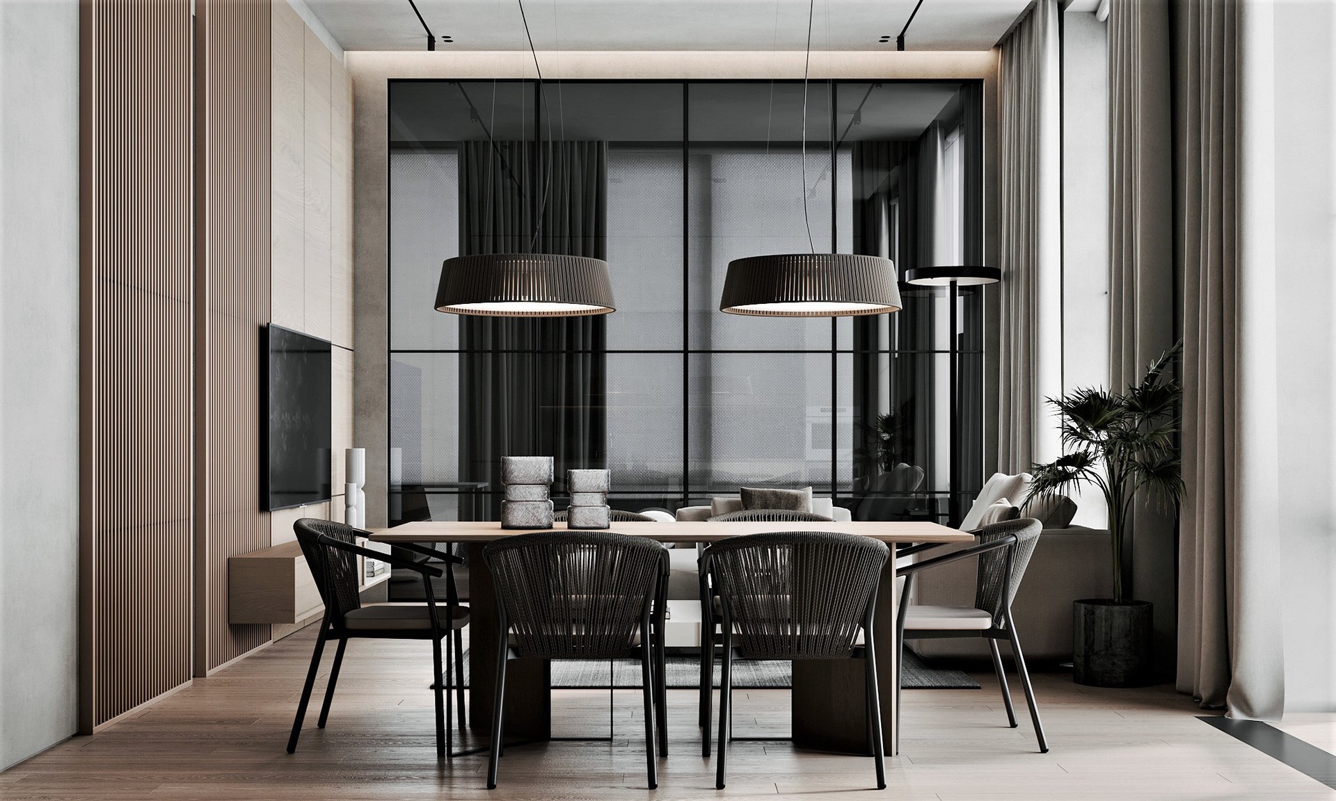 高级灰色系公寓设计-3