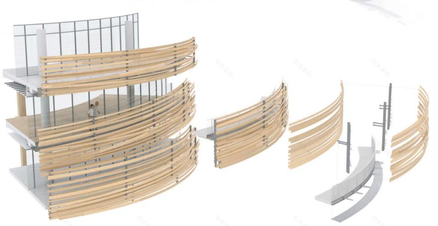 悉尼达令港的木质城市客厅-11