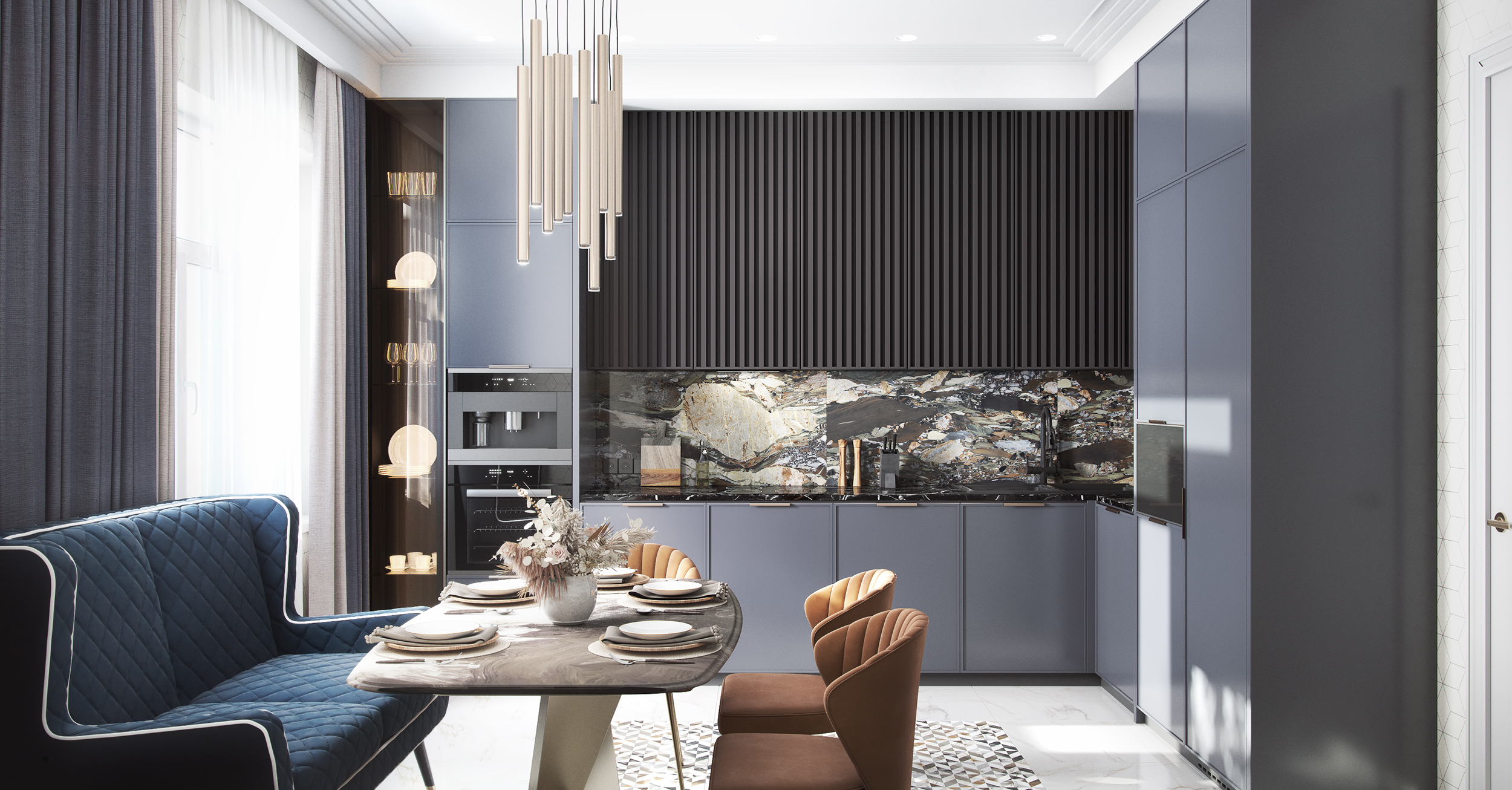 Visualization of an apartment in Moscow-1