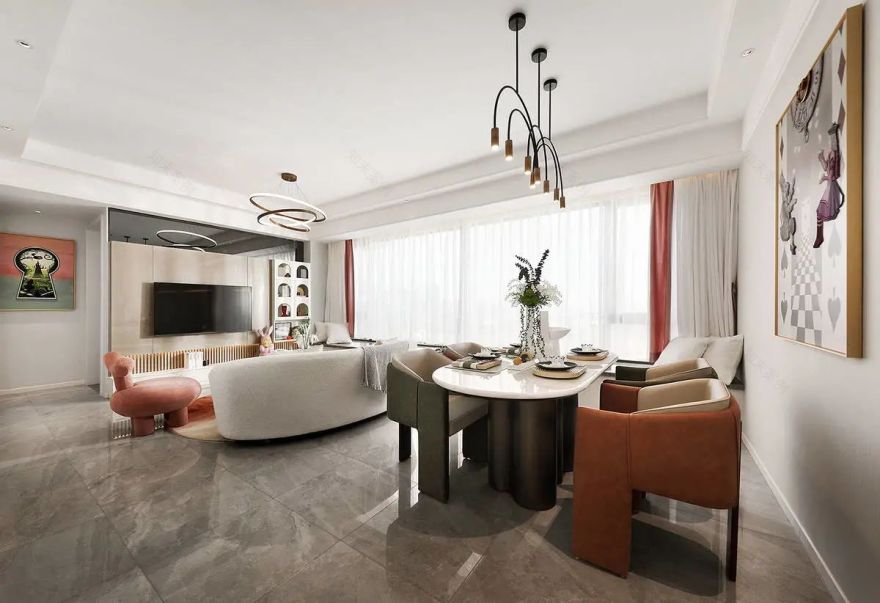 《爱丽丝梦游仙境》主题样板间设计丨中国玉溪丨莫菲特软装设计机构,深圳市佳明酒店配饰有限公司-6