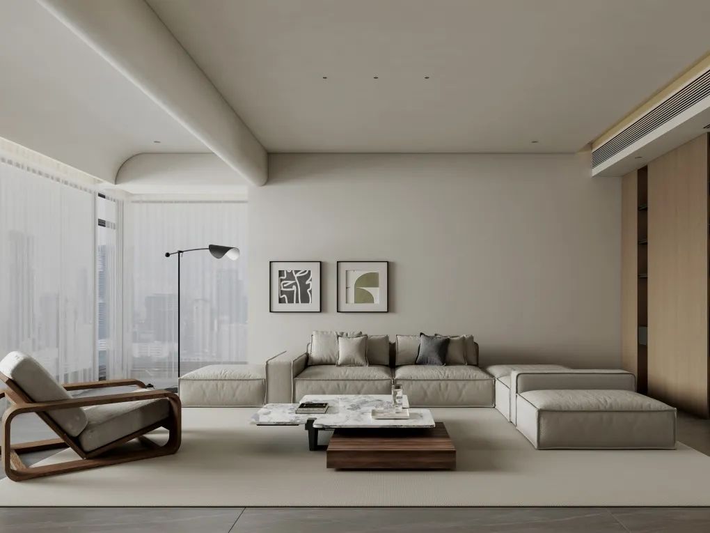 190㎡现代原木丨铂悦城丨中国湖南丨纵向·空间设计-9