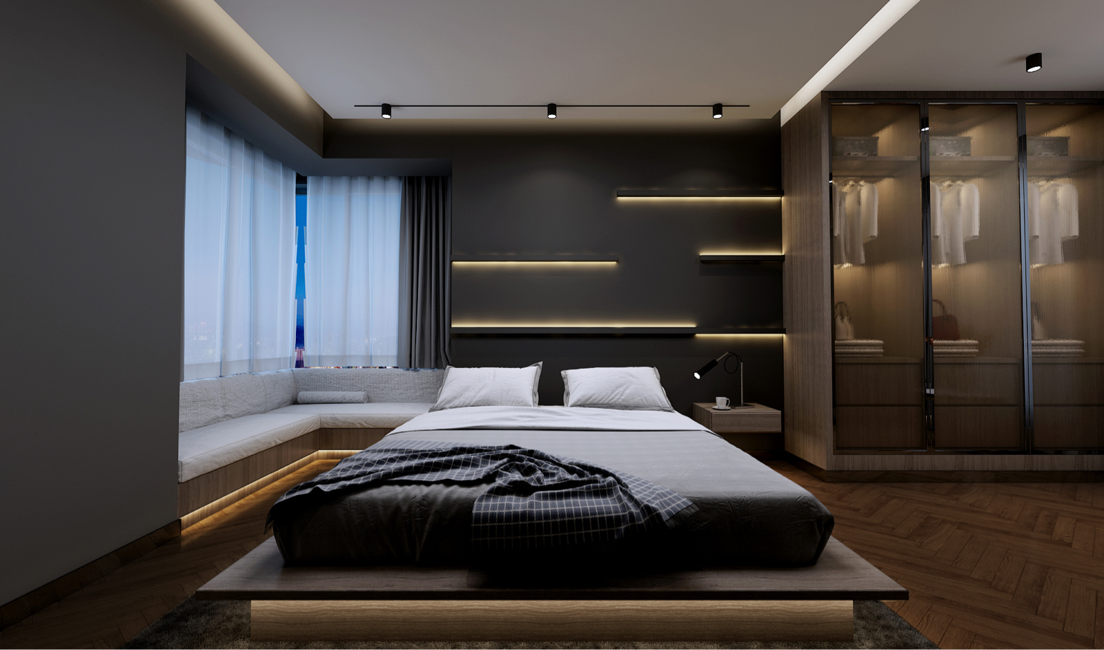 由“简”入奢易，由奢入“简”难，98㎡极致简奢小户型！-8