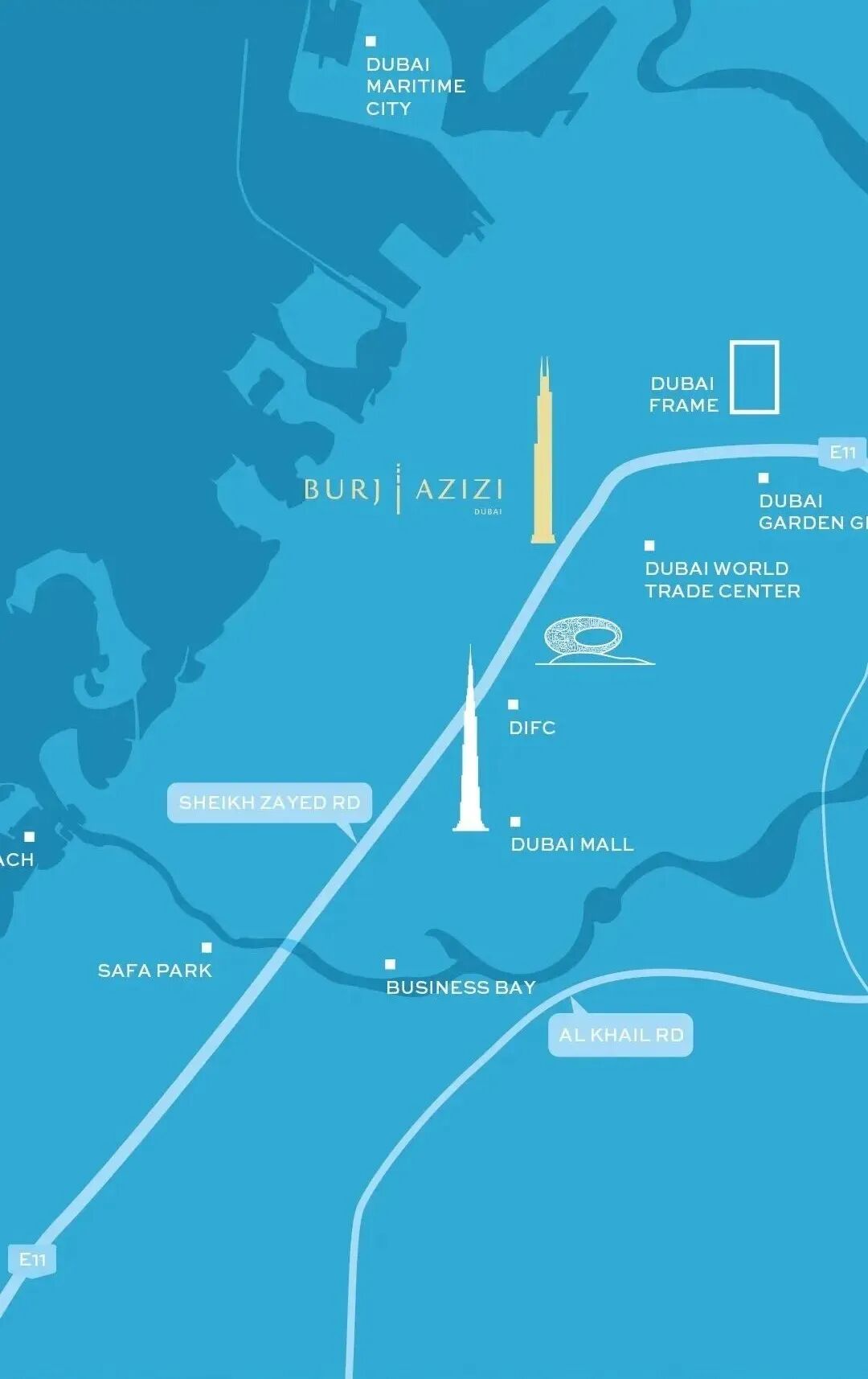 725米！全球第二高楼，迪拜阿齐兹塔（BurjAzizi）！-7