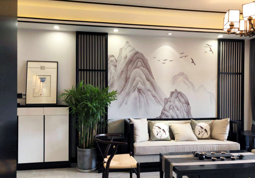 《岁月长》现代中式三室,陈巧设计-0