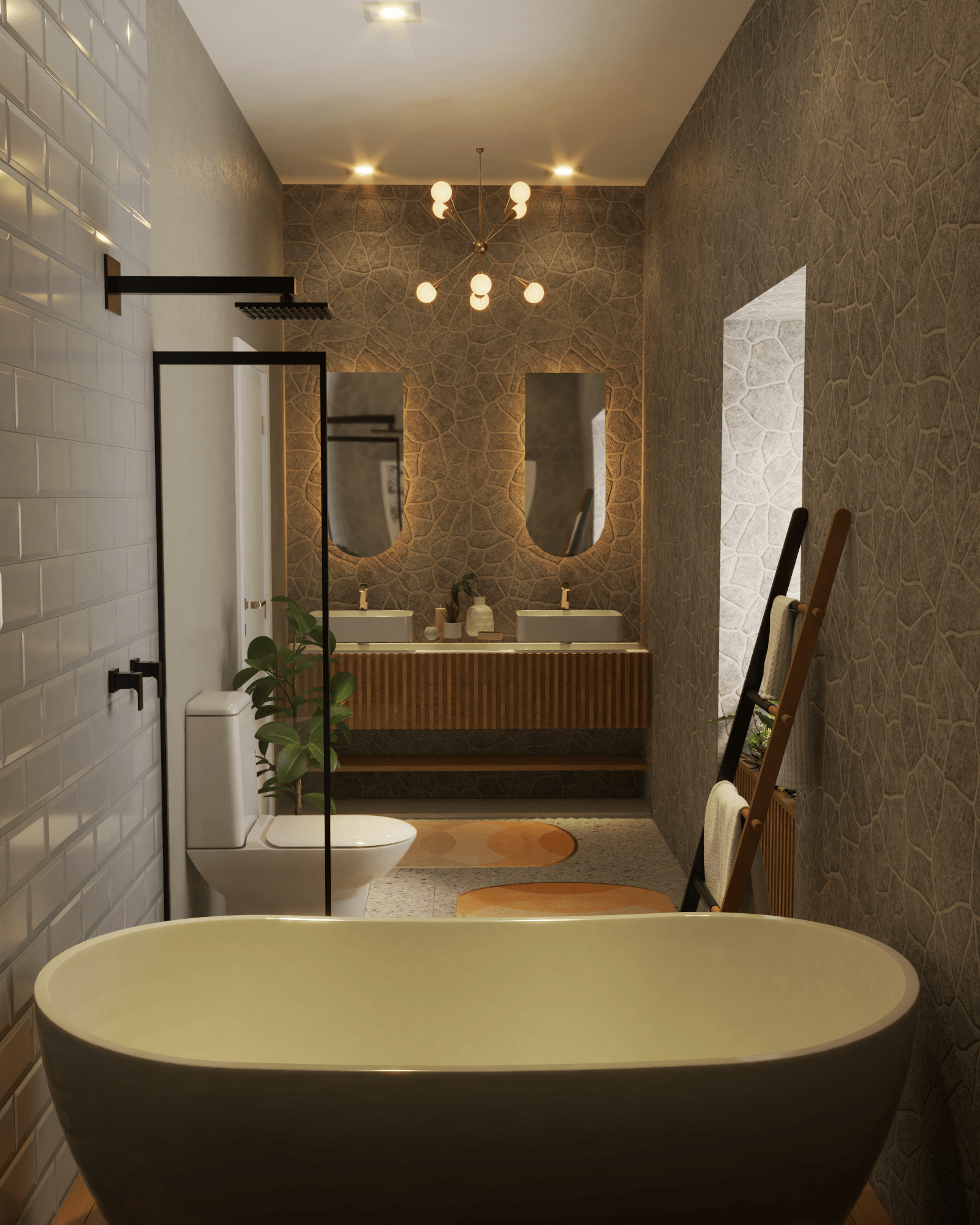 Where Stone Meets Comfort: A Master Bathroom Renovation-14