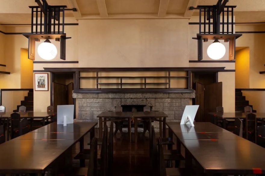 自由学园明日馆丨日本东京丨弗兰克·劳埃德·赖特,远藤新-38