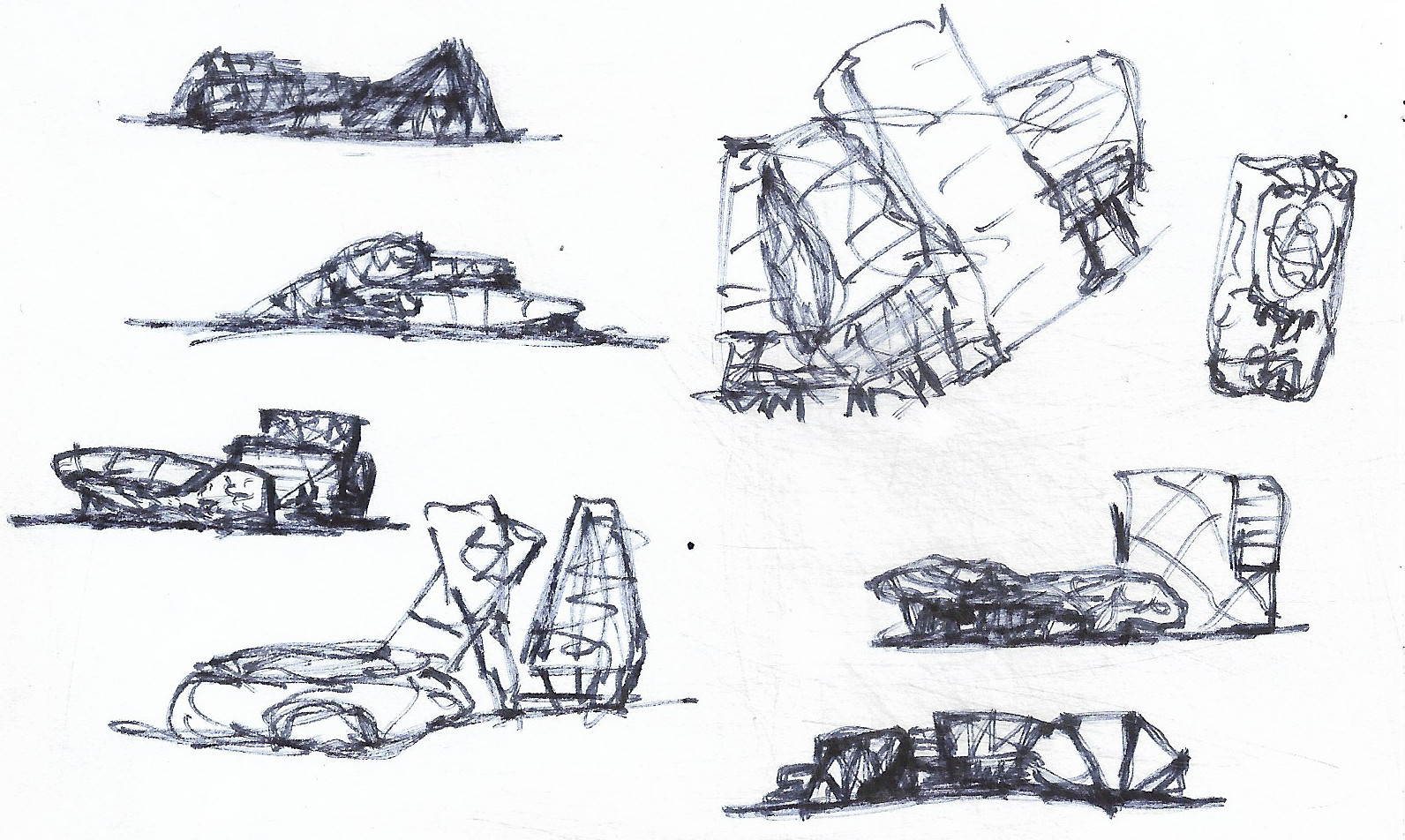 建筑草图丨Bozelos Panagiotis-9