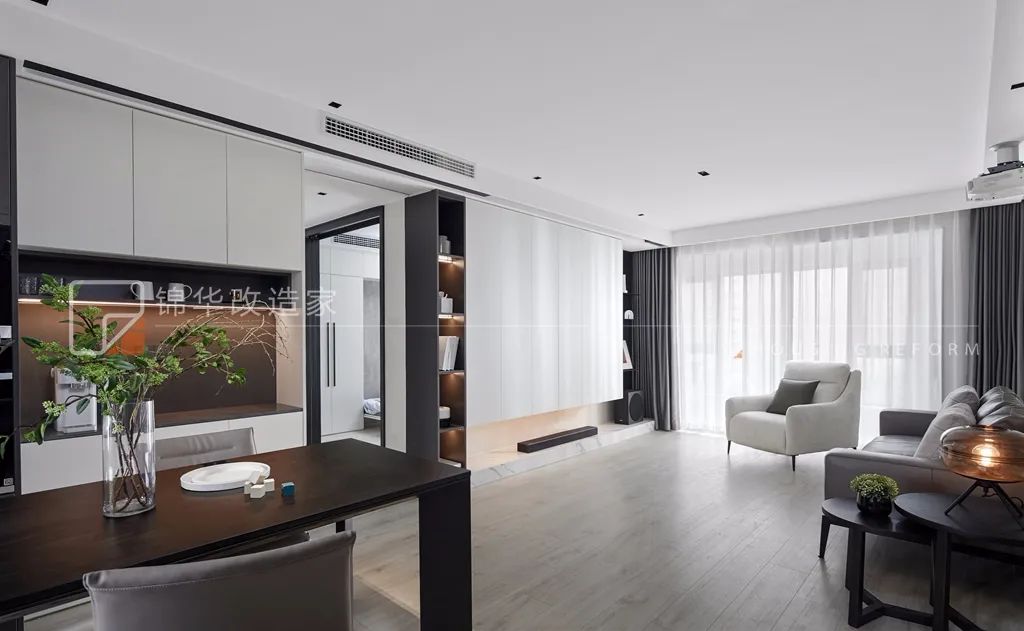 127㎡极简三口之家,儿童成长空间温馨设计-15