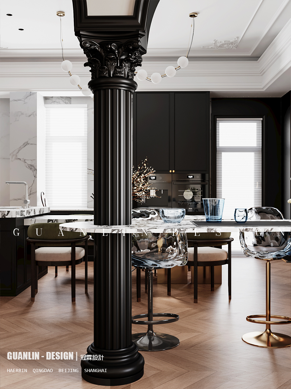 法式复古 怀旧典雅的氛围感丨中国哈尔滨丨冠霖設計-5