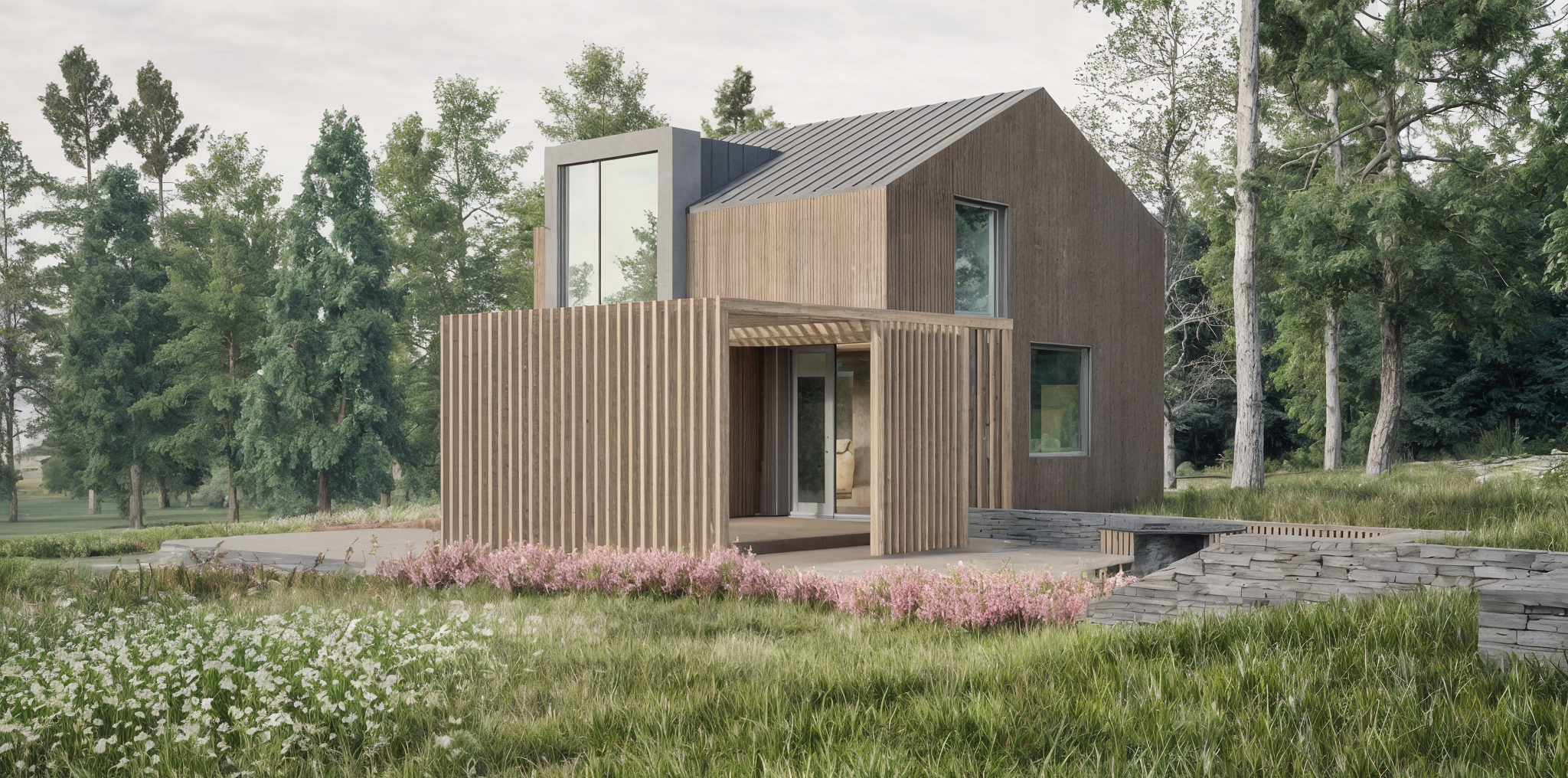 Frame residential building in Minsk region自建房-3