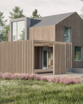 Frame residential building in Minsk region自建房