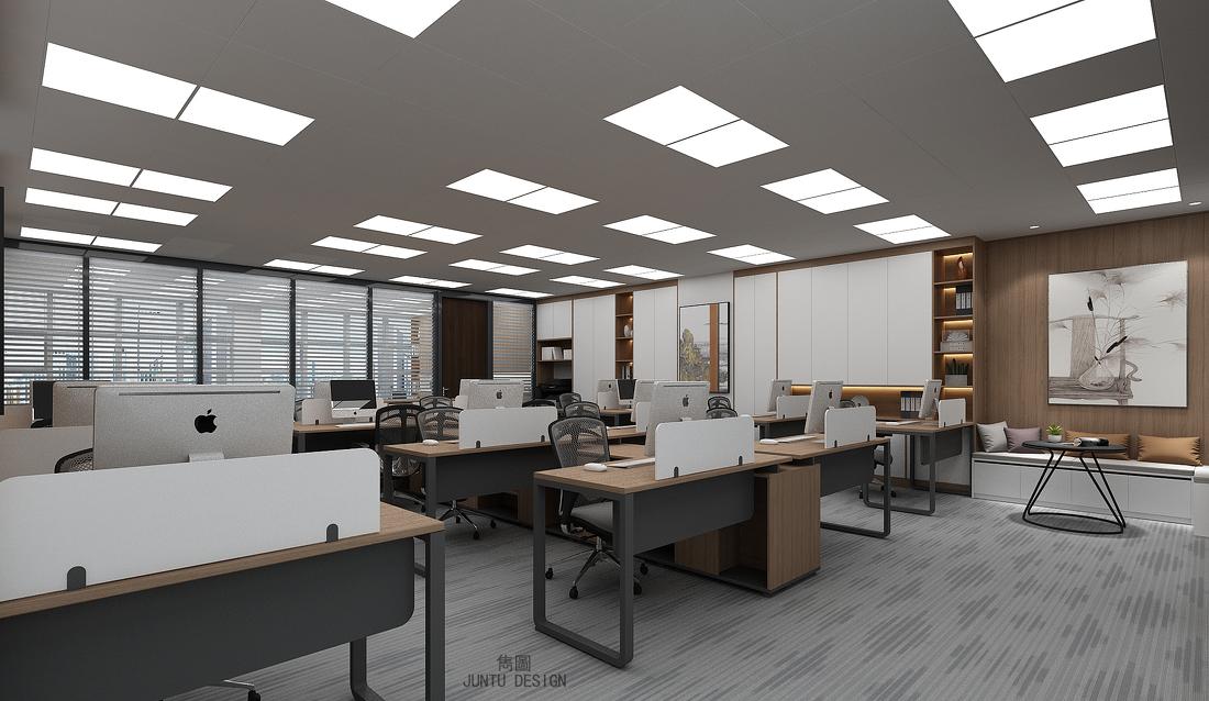 南沙区口岸大厦华盟写字楼办公室设计-3