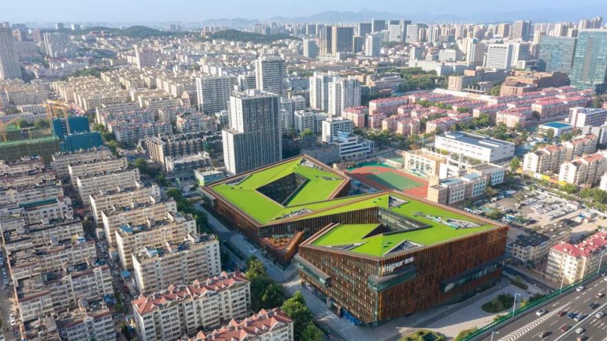 【AT】北京建院马泷新作|青岛浪潮大数据中心,超长建筑的“无限环”整合术-17