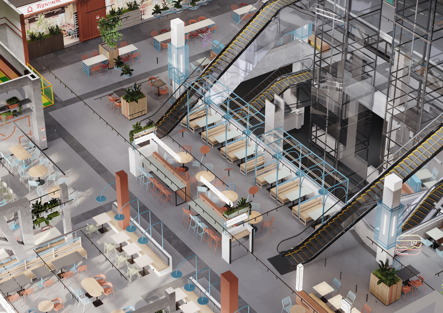 韦什尼亚基美食广场丨俄罗斯莫斯科丨Muravina Anna,Sazonova Elena-5