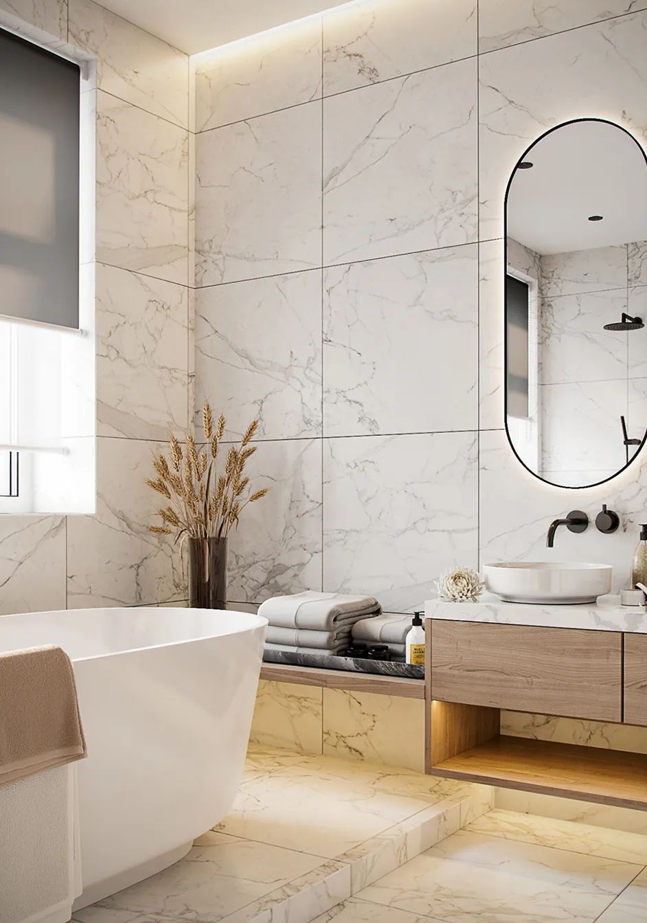 85㎡现代轻奢三居室设计丨Alexander Bocharov-69