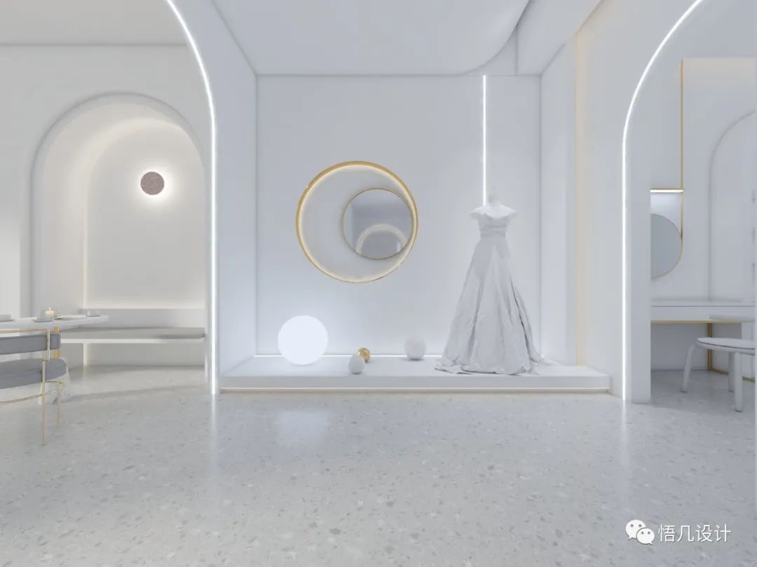 潜江尤美婚纱店,浪漫优雅的室内设计-13