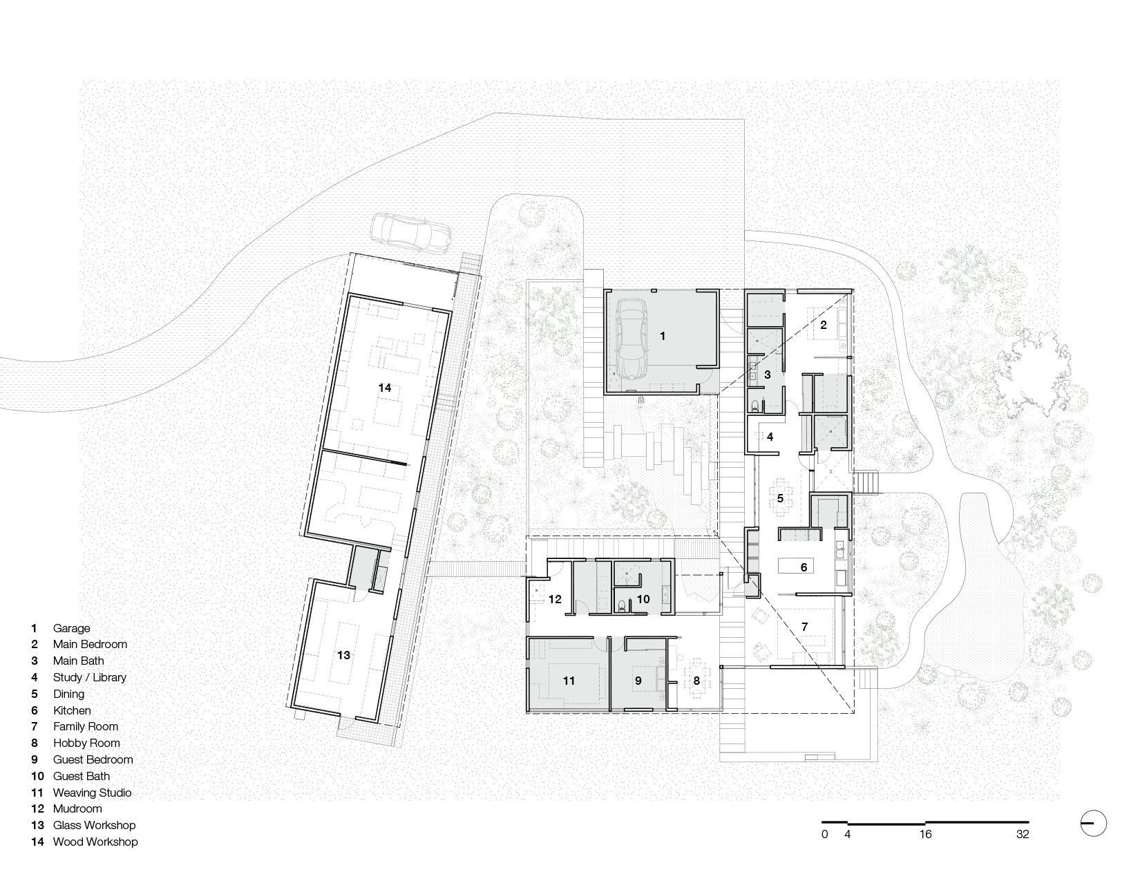 美国乡村庭院兼工作室住宅丨美国华盛顿丨Wittman Estes-37