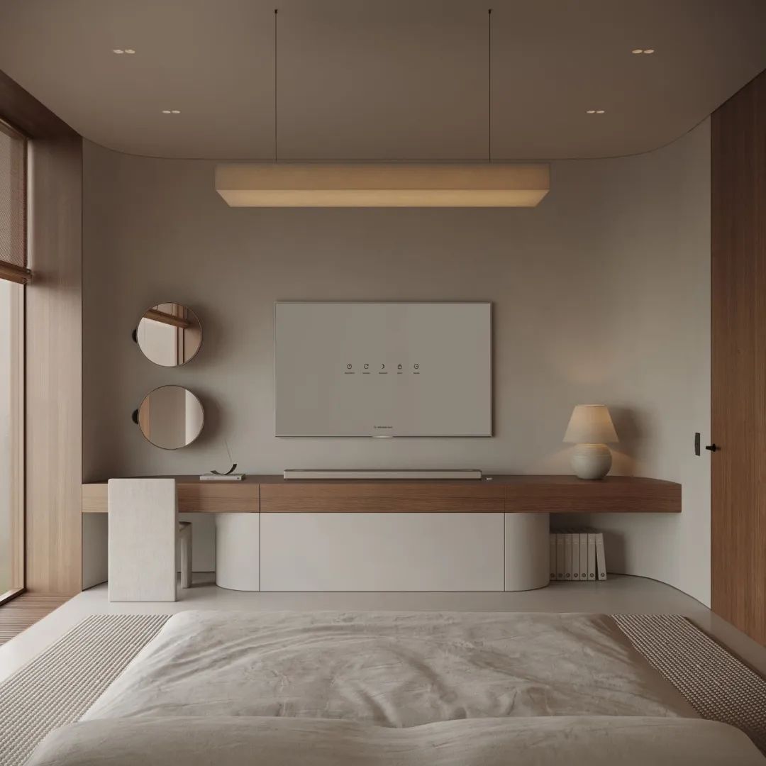 暖色调原木系奶油风极简设计丨HPISD-48