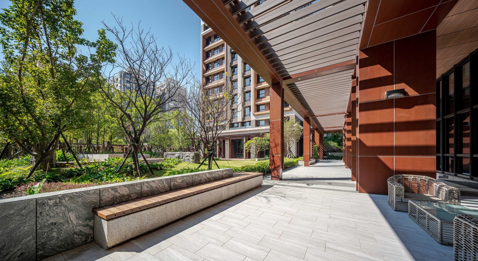 「国泰丰格」中庭住宅景观设计丨中国台湾丨金以容,林弘壹,朱弘楠建筑师事务所-5