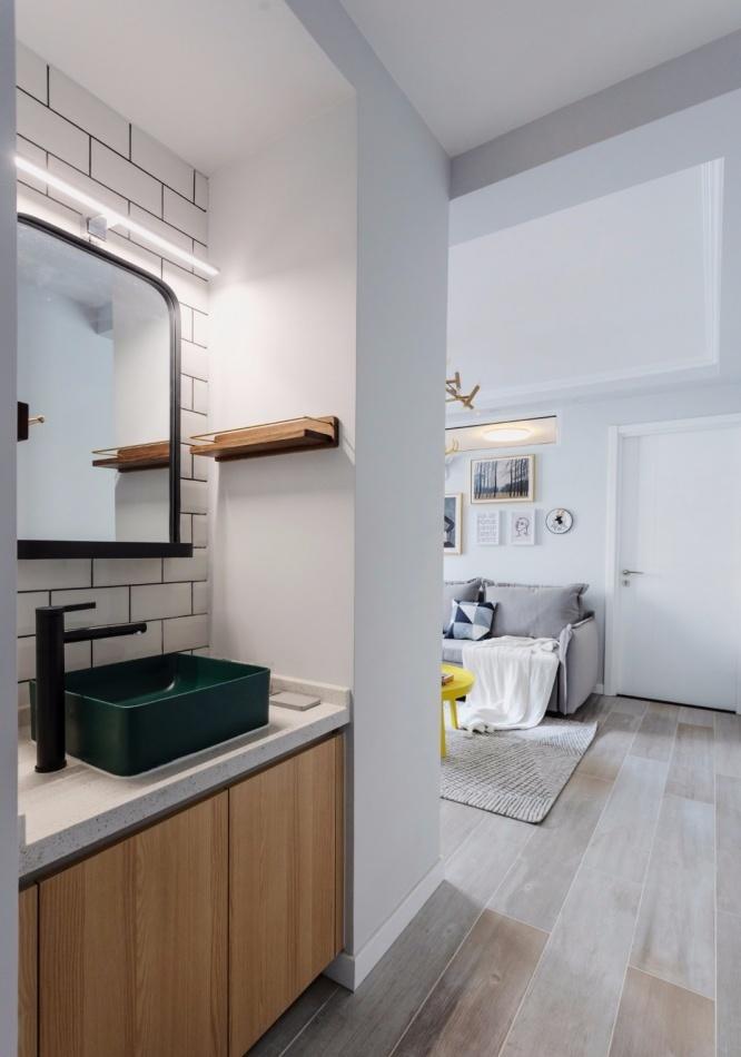 北欧之光照亮 70㎡三口之家,空间逆袭焕新生活-47