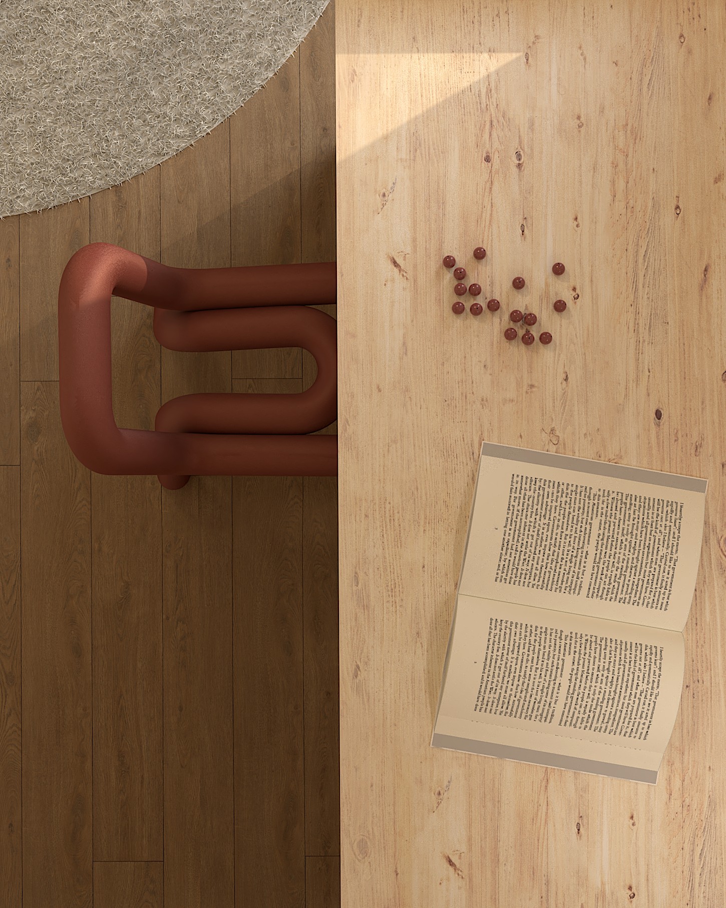TERRACOTTA BEADS | Kids’ Room Concept-8