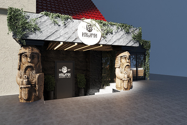 НАСЛЕДЗЬЕ（HERITAGE）餐厅室内设计项目丨白俄罗斯维捷布斯克丨Maryia Matsiash （ANIKIИA）-61