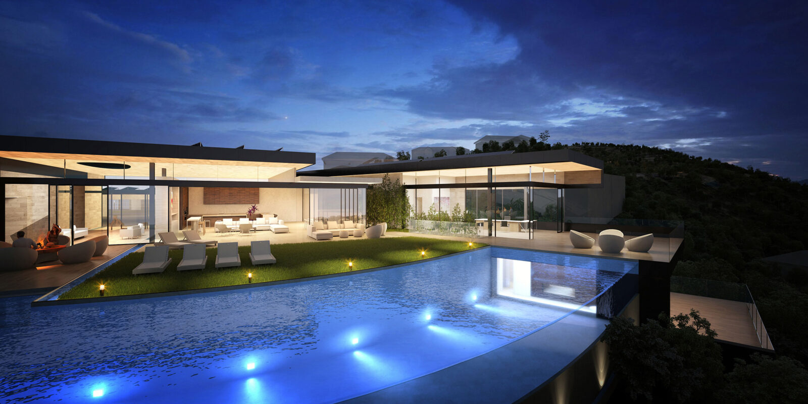 山间别墅（王氏住宅）丨美国-33