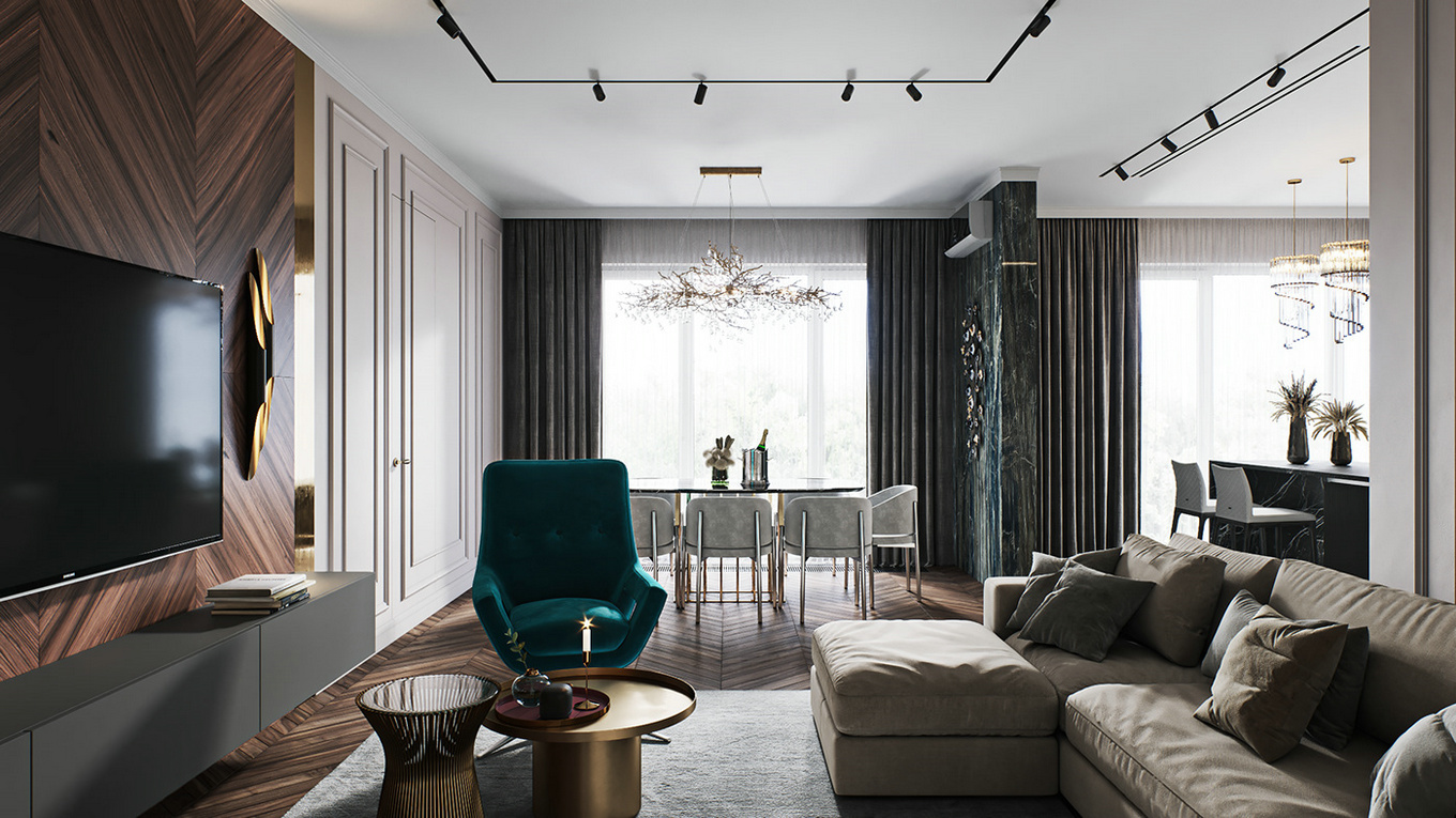 简欧风席卷生活空间 演绎质感美学-1