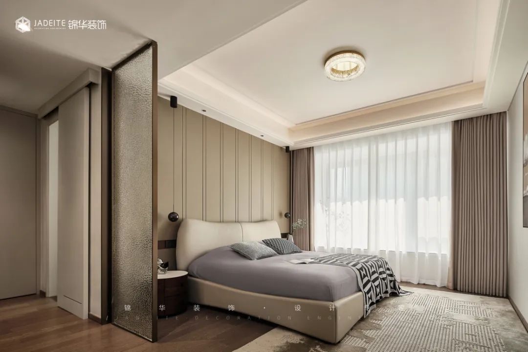 190㎡现代简约风 · 打造一家三口的舒适家丨锦华装饰-38