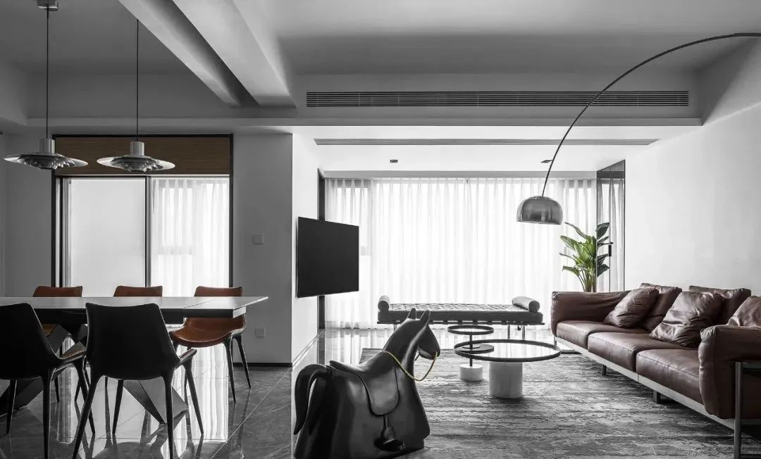 现代时尚大三代同堂之家，165 平大平层设计亮点解读-22