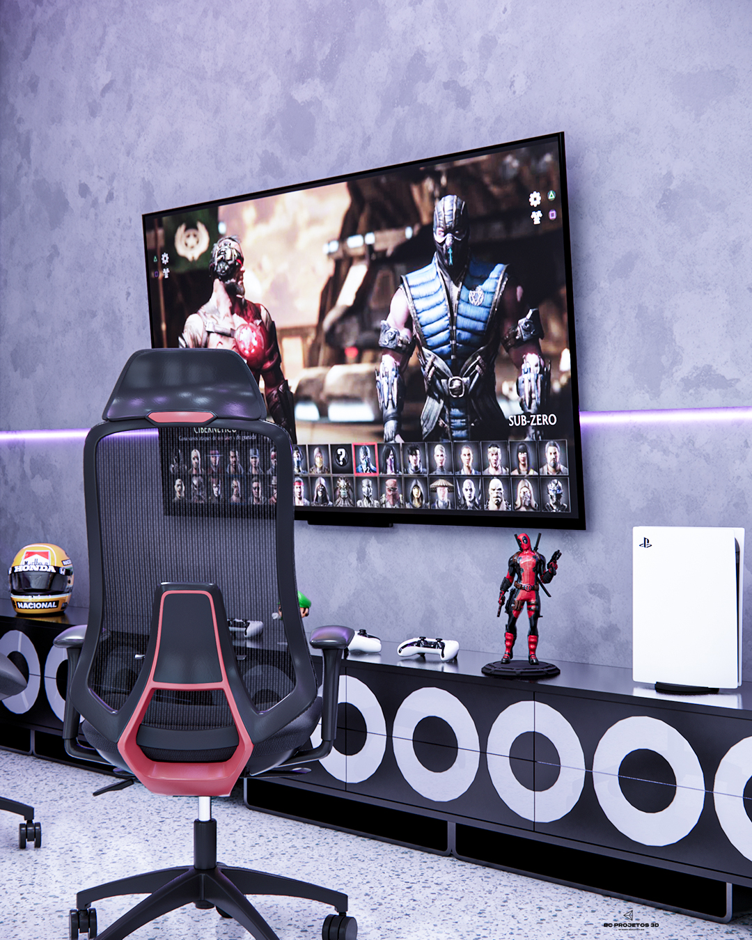 Ayton Senna Gamer Space - Details-4