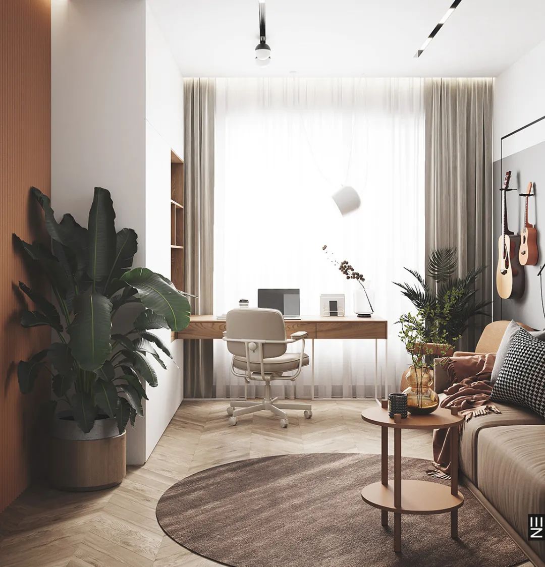 川谷堂 77㎡简约自然私宅丨Neapol Design-27