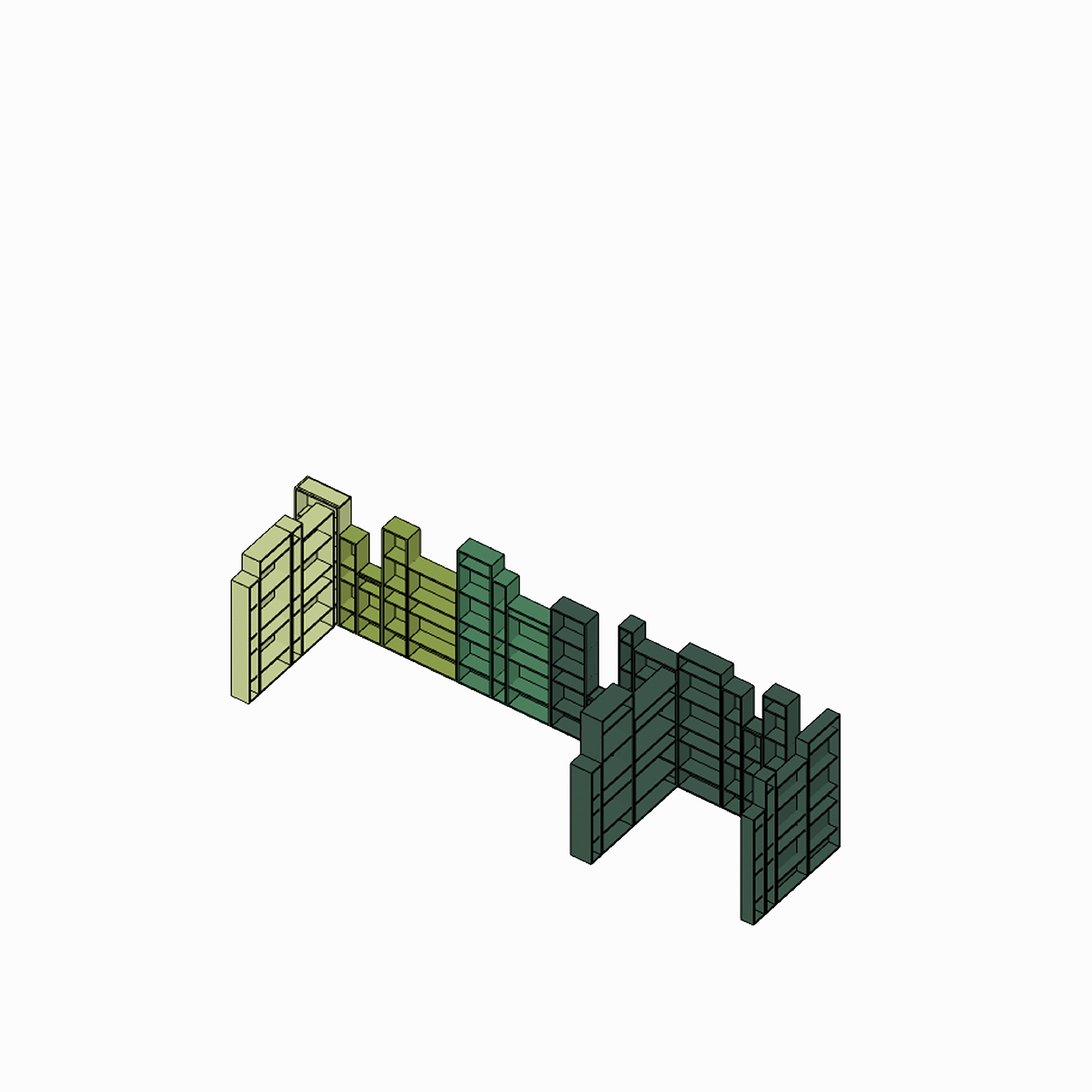 曼谷小型审计办公室的绿色木柜创意设计丨泰国曼谷-47