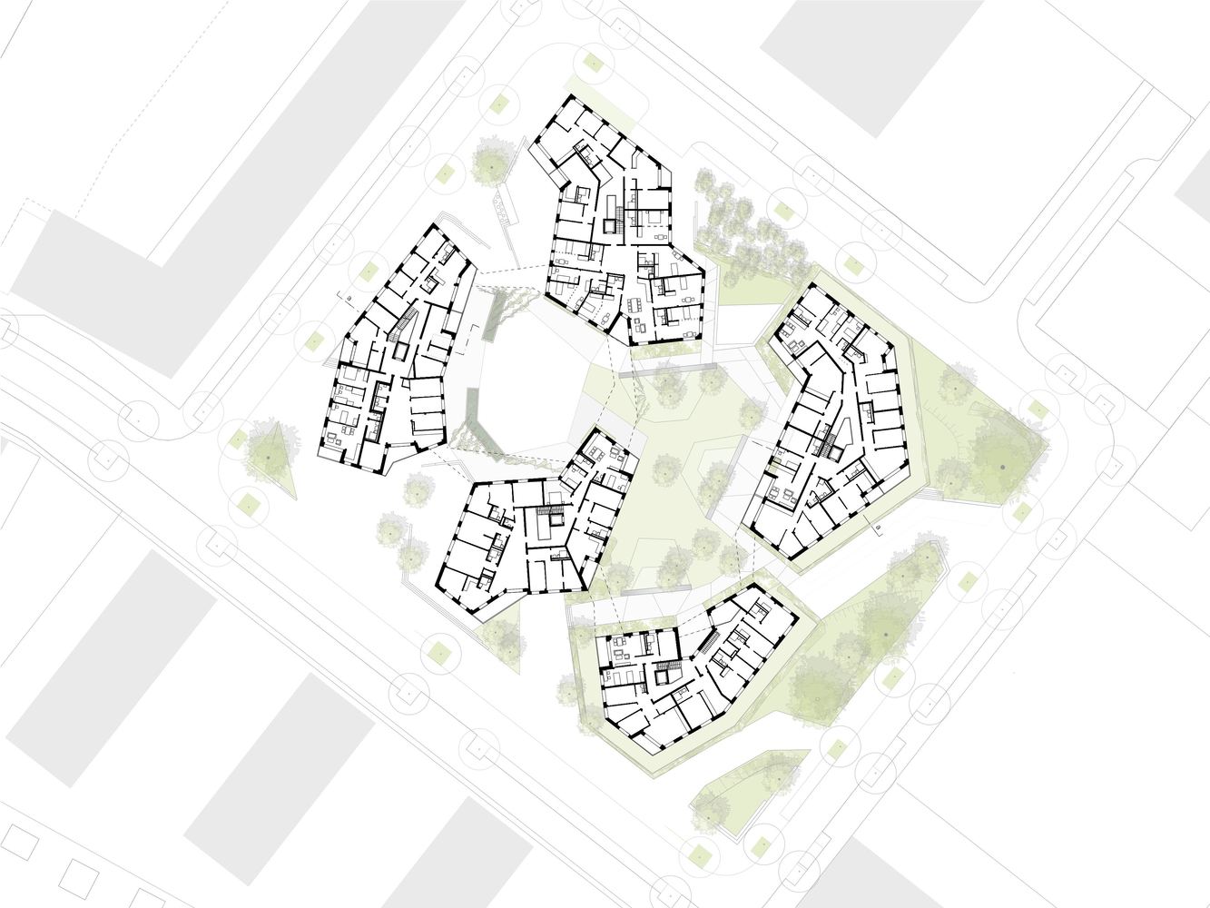 慕尼黑 Domagkpark 住宅区合作公寓-34