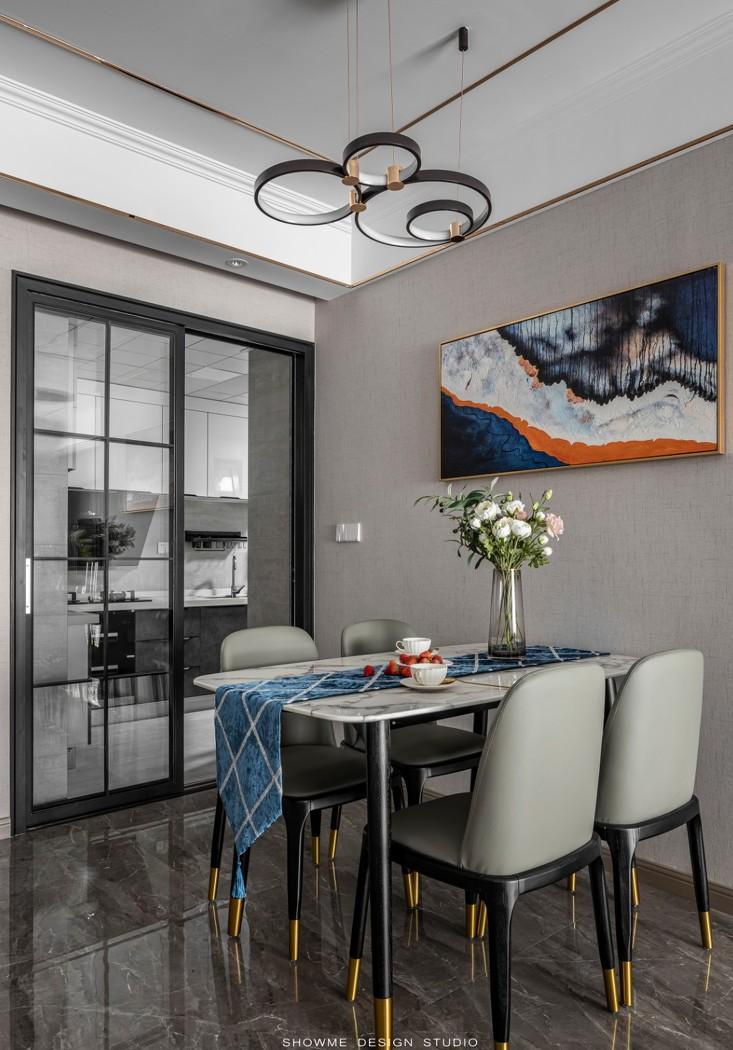 内江十亩现代混搭风家居设计，低调奢华空间融入自然光线-14