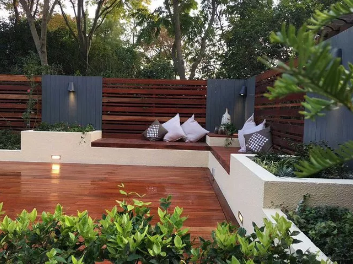 诗画般的庭院卡座设计-46