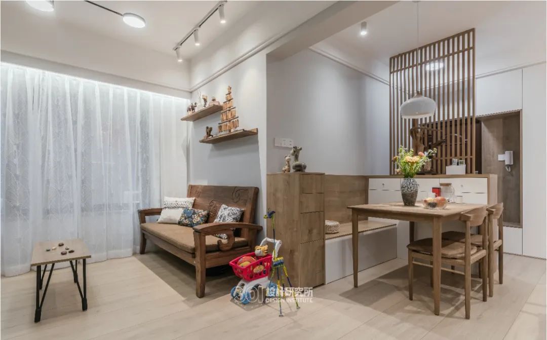 78 平米北欧风之家 | 墨绿背景墙的稳重与雅致-32