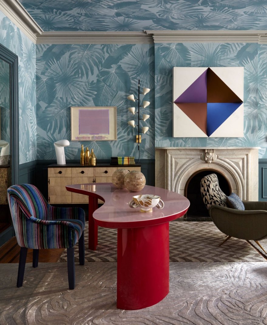 Elena Frampton 的布鲁克林高地别墅设计 | 树冠下的经典空间-4