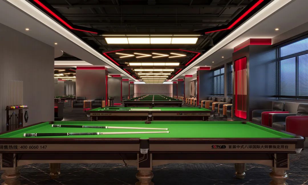VV台球俱乐部丨中国六安丨安徽印空间设计事务所-19