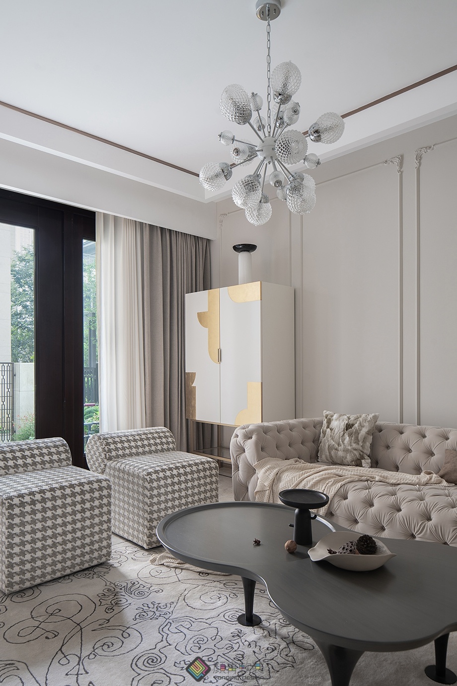 群贤府美式混搭浪漫改造-14