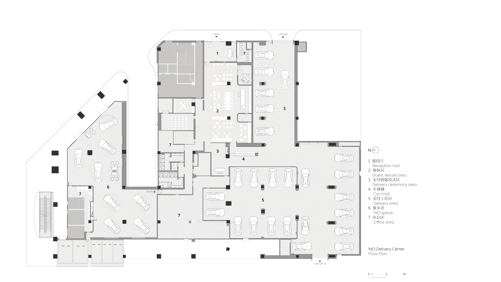 蔚来长沙交付中心丨中国长沙丨泊赫设计-32