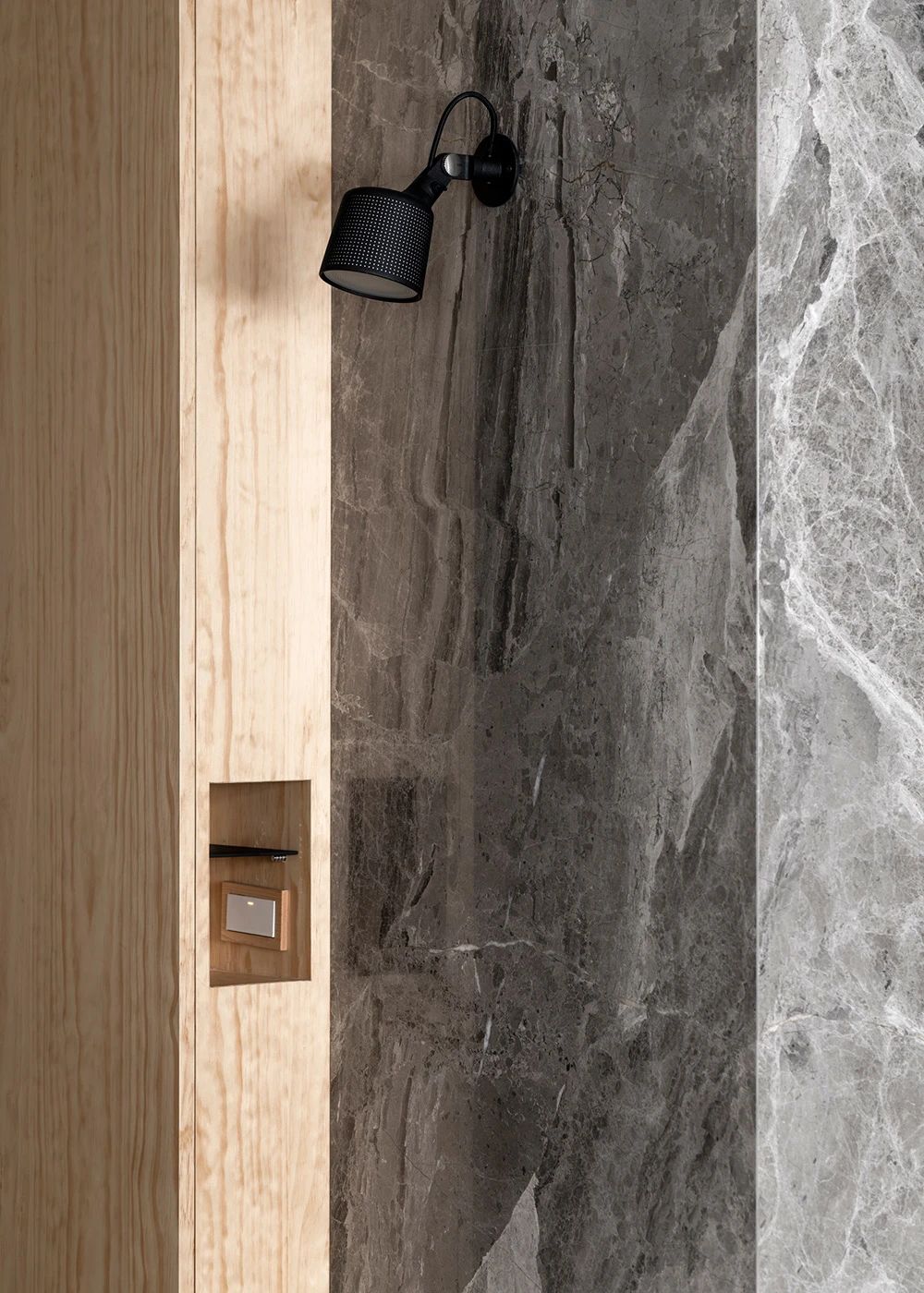 黑白配温暖明亮 70㎡家居设计-21