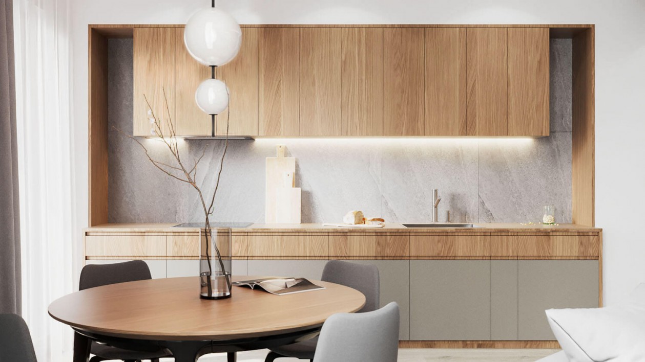 木质+高级灰 舒适到极致的住宅空间-8