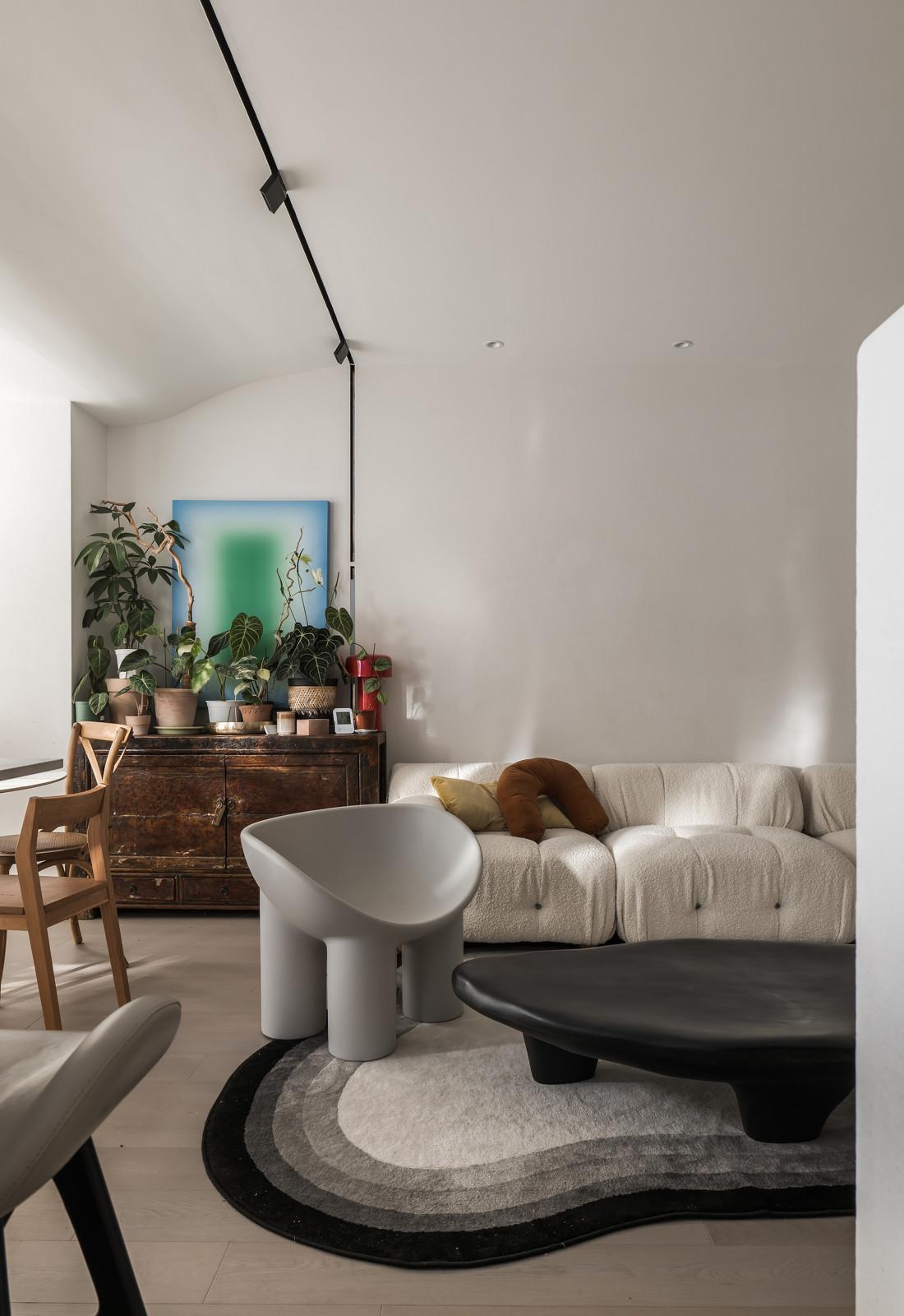 森系奶油复式之家 · 疗愈生活的艺术-23