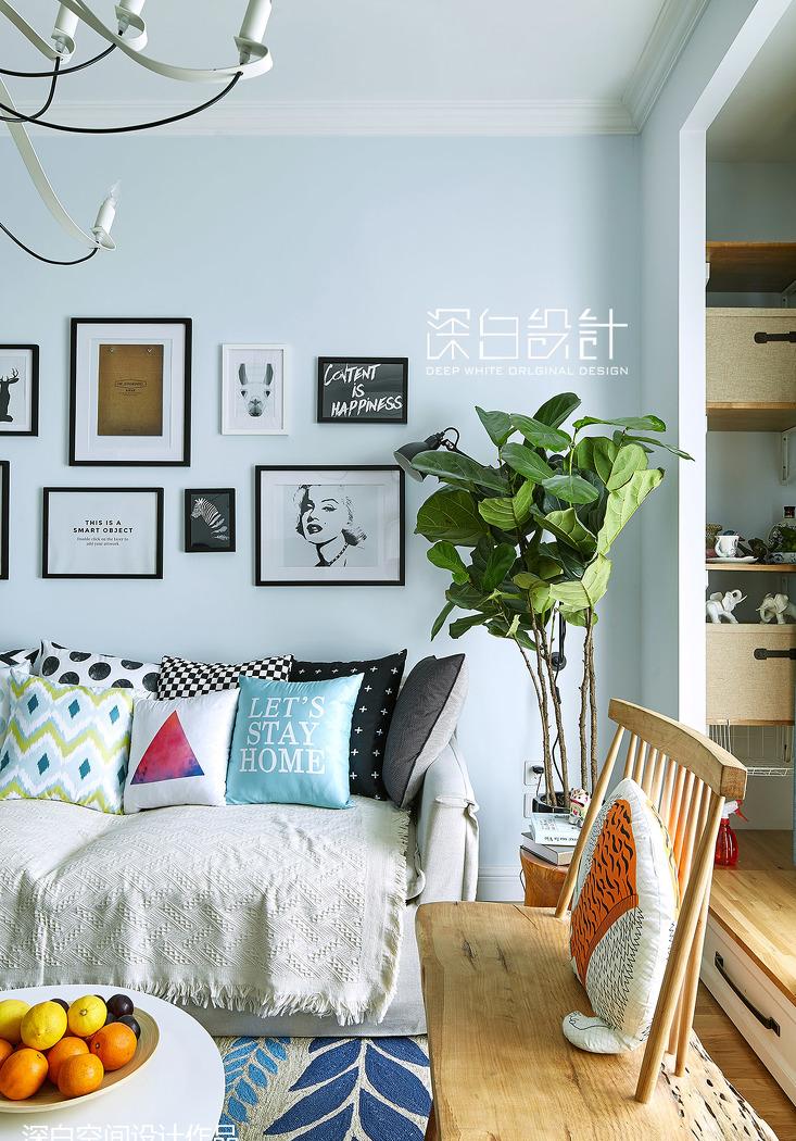 深白设计丨平层丨【深白作品】春风十里--北欧休闲风-12
