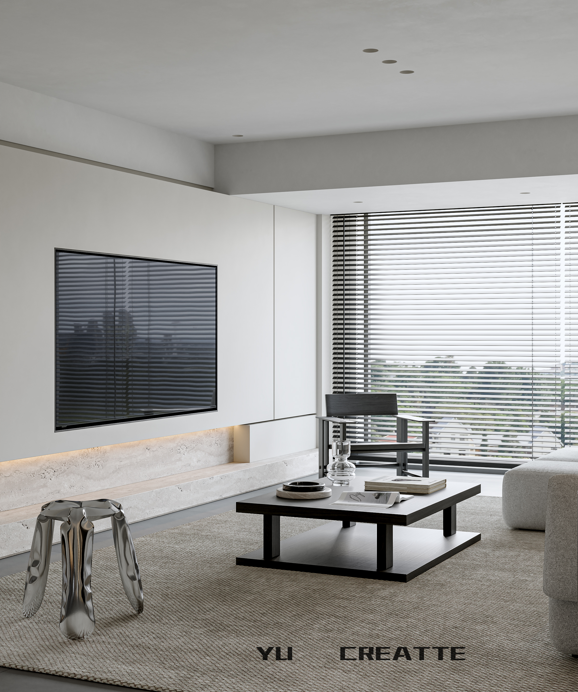 现代意式客餐厅主人房丨近期表现-3