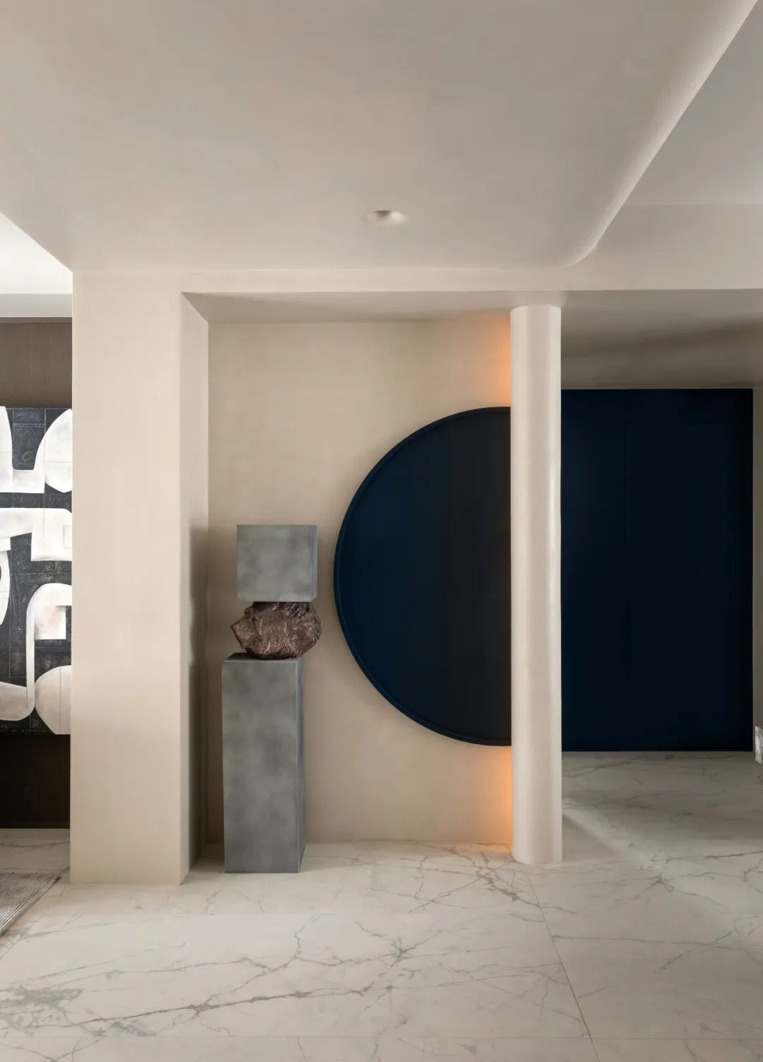 138㎡三室两厅，顺应空间逻辑，书写家居生活的序 | 菲拉设计-0