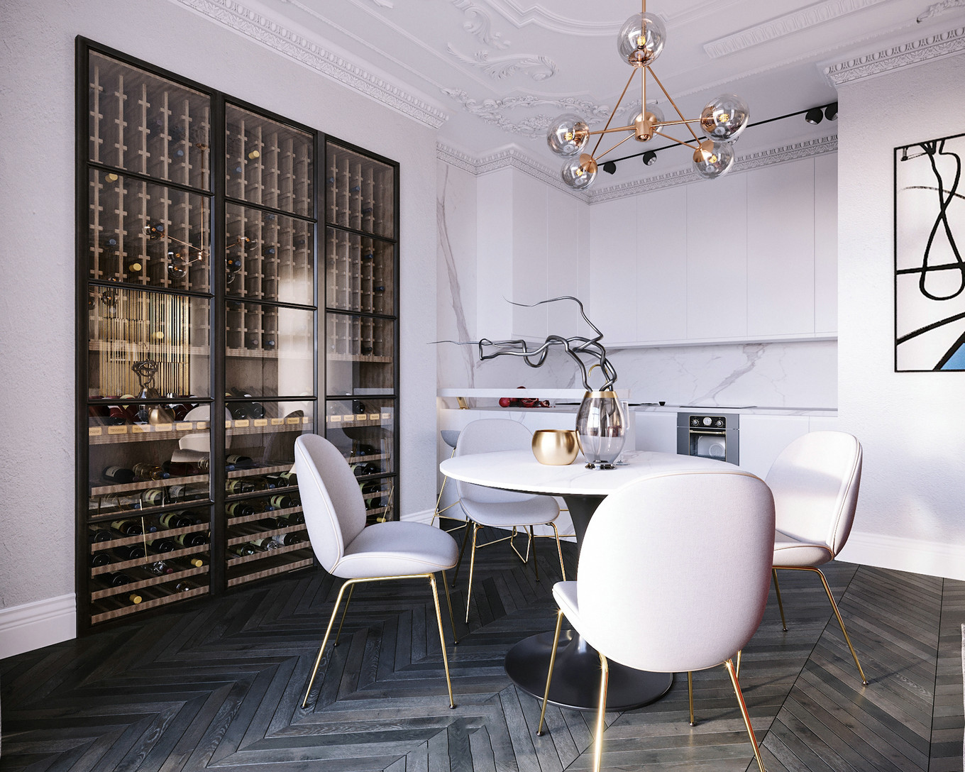 现代轻奢艺术风，撩人心扉的美-7