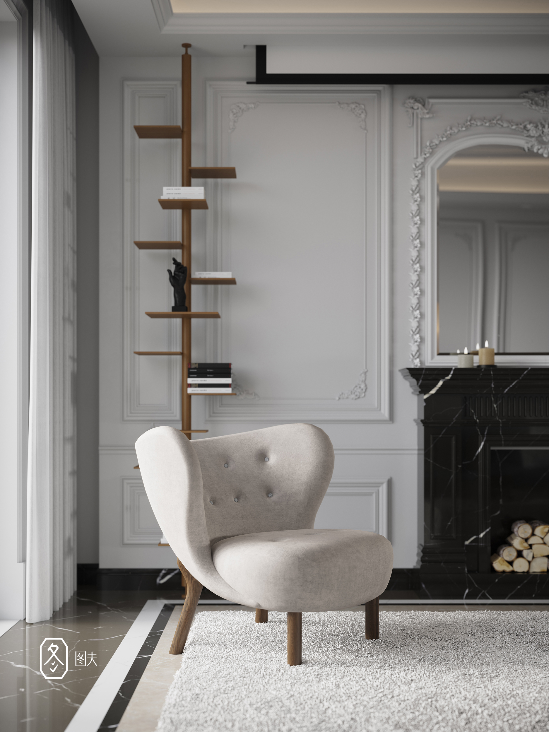 对称优雅美的轻法空间设计丨图夫 x 金该-25