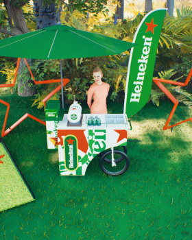 Heineken tasting bar design